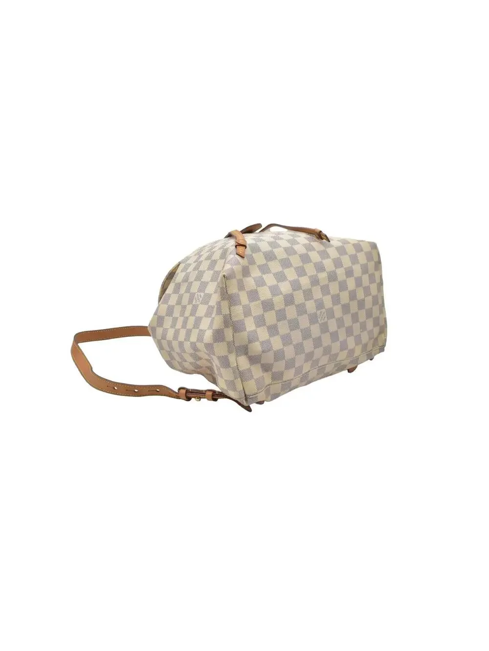 $2120 2016 Louis Vuitton Damier Azur Sperone Backpack SR2186
